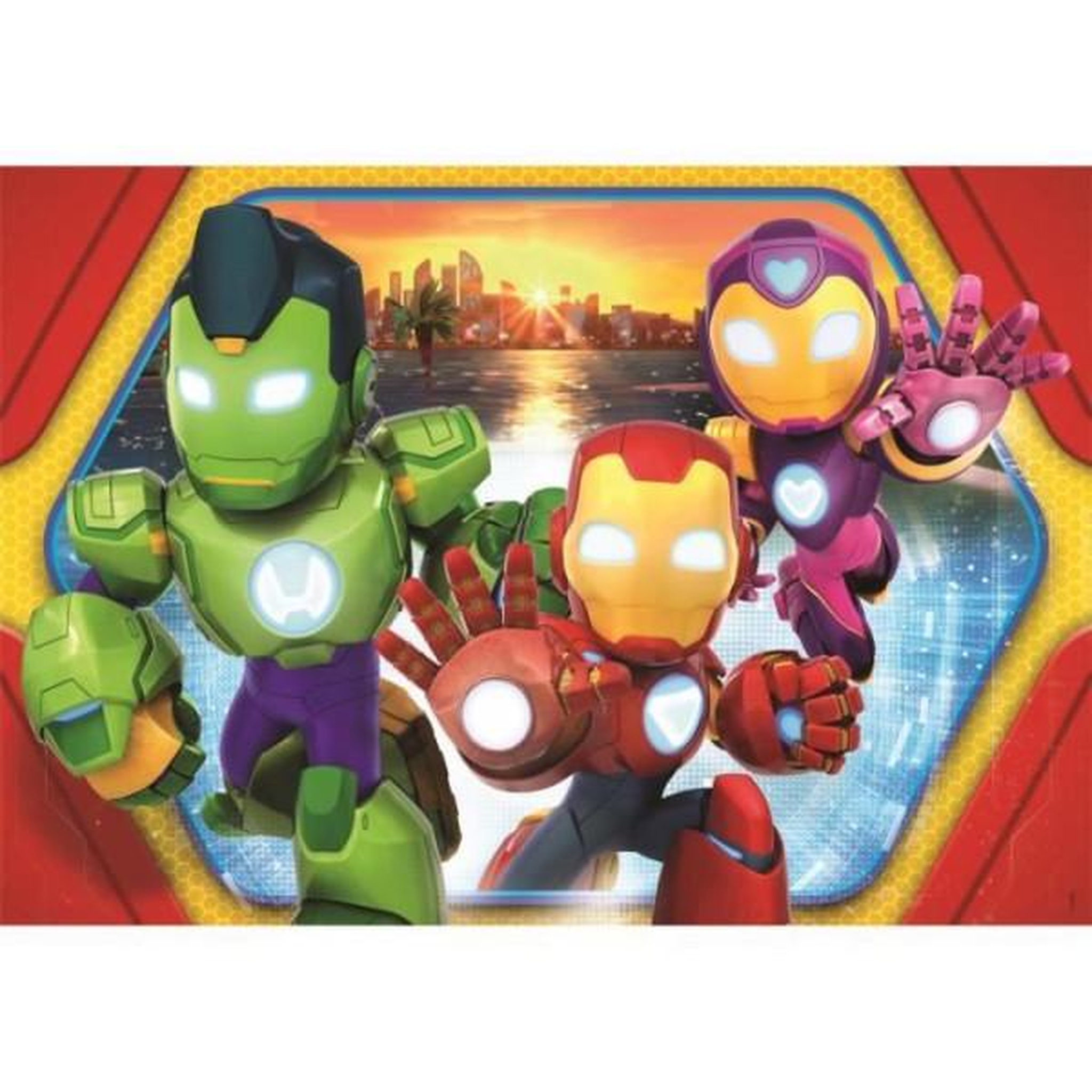 Voir la diapositive 2 : CLEMENTONI CLEMENTONI - 24 pieces Maxi - Iron Man and his awesome friends