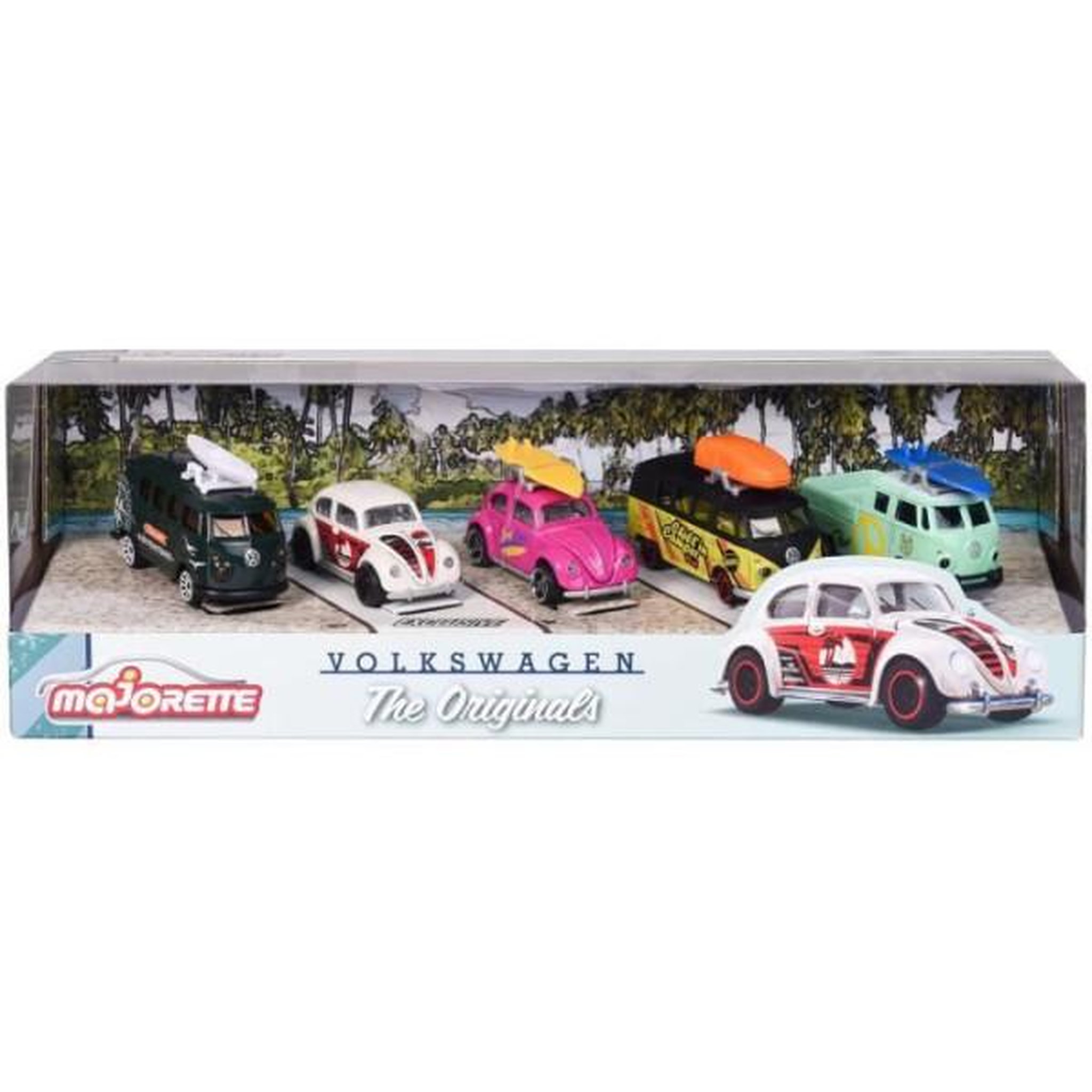 Voir la diapositive 3 : Majorette Voitures Majorette Volkswagen The Originals Giftpack 5 pièces