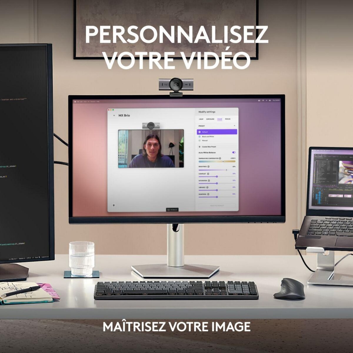 Logitech Webcam MX Brio Streaming 4K Graphite