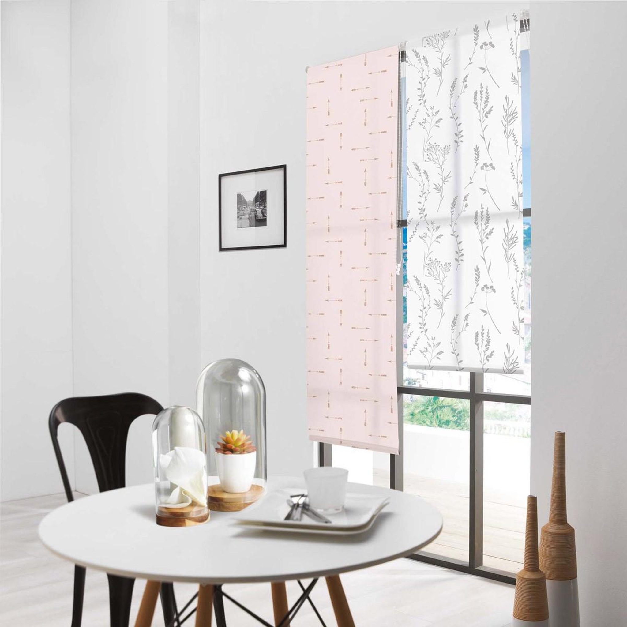 Voir la diapositive 3 : Douceur d'Intérieur Store enrouleur tamisant  forelista  60x180cm blanc