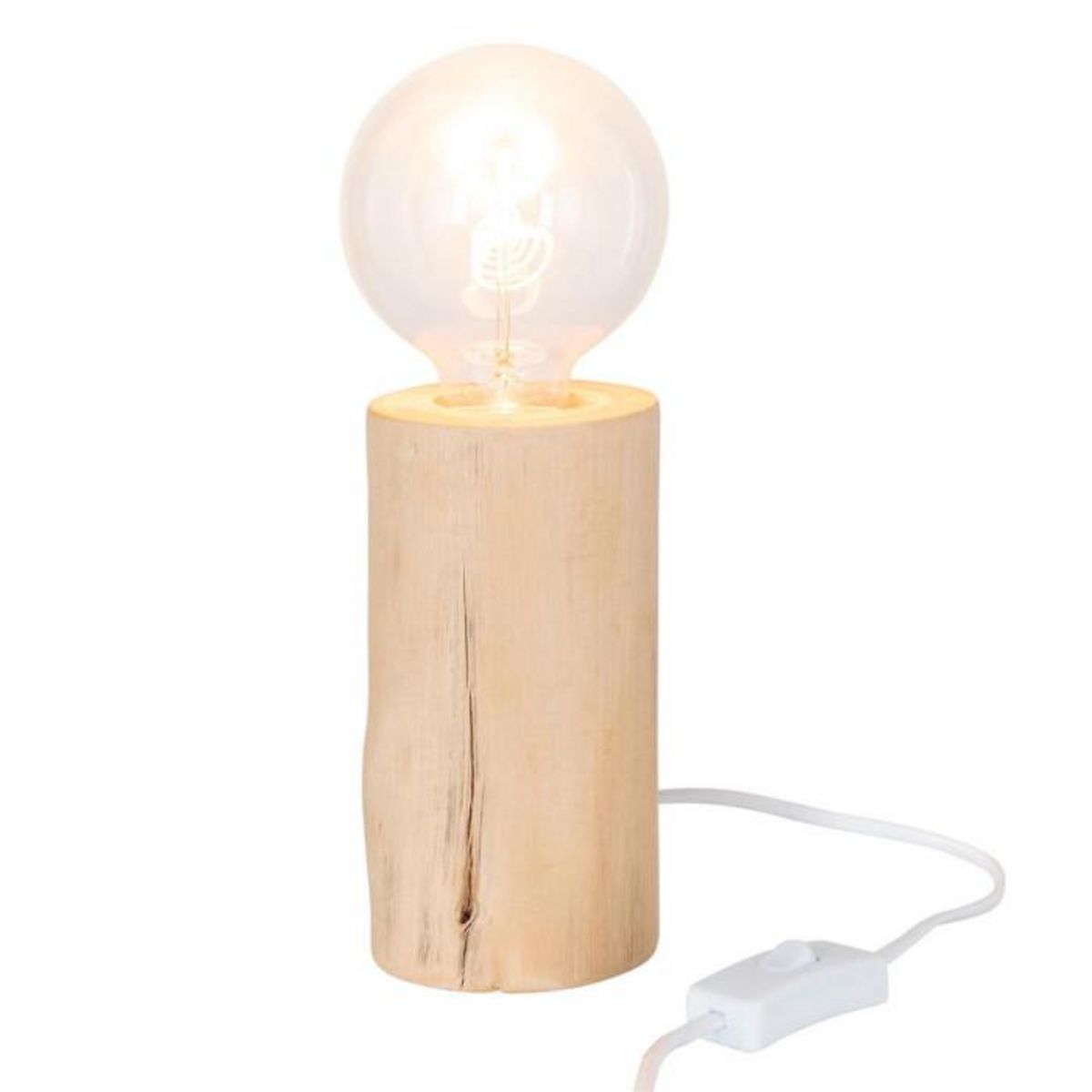 Paris Prix Pied de Lampe en Bois  Silas  16cm Naturel