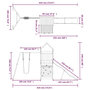 Voir la diapositive 6 : VIDAXL Aire de jeux d'exterieur bois massif de douglas