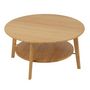 Voir la diapositive 1 : Paris Prix Table Basse Ronde en Bambou  Johnnie  80cm Naturel