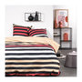 Voir la diapositive 1 : Today Parure de lit - TODAY Sunshine - 240x220 cm - 2 personnes - coton imprimé rayé