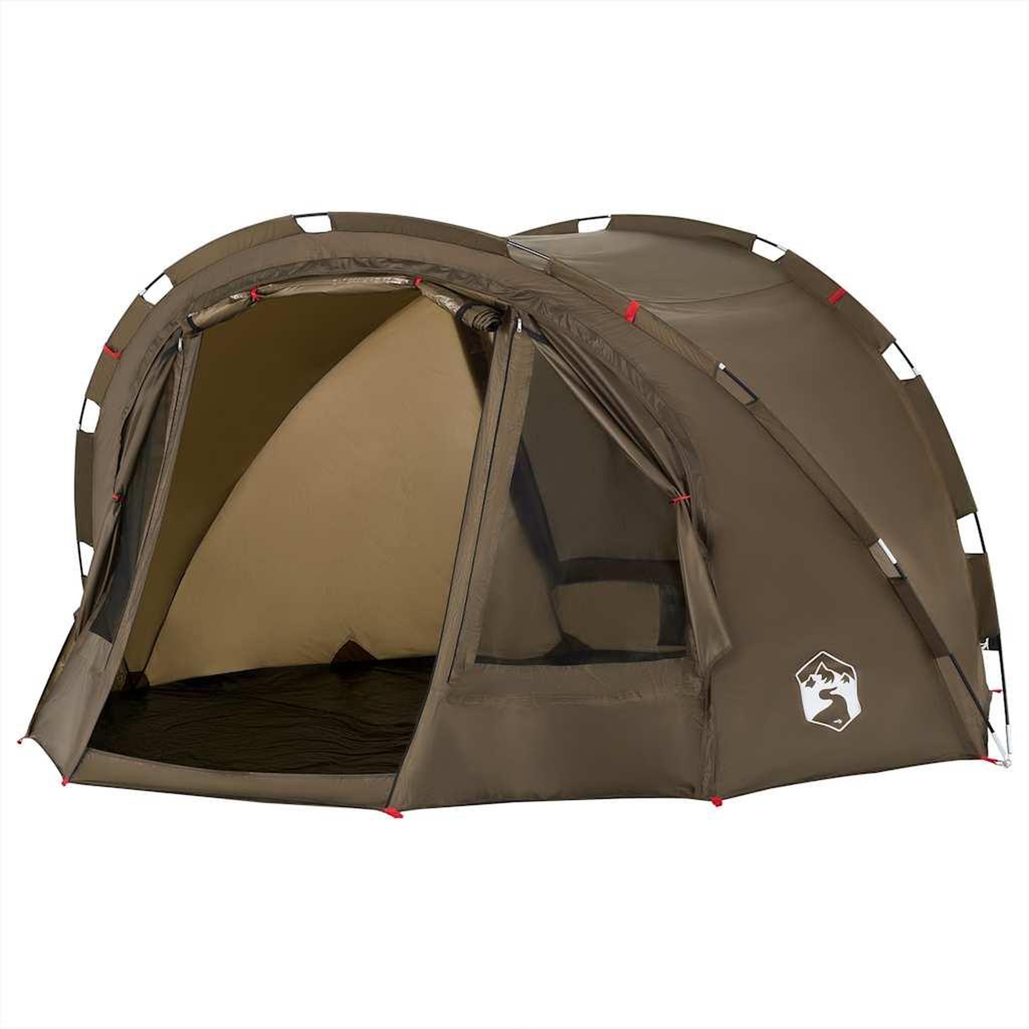 Voir la diapositive 5 : VIDAXL Tente de peche 4 personnes vert olive impermeable