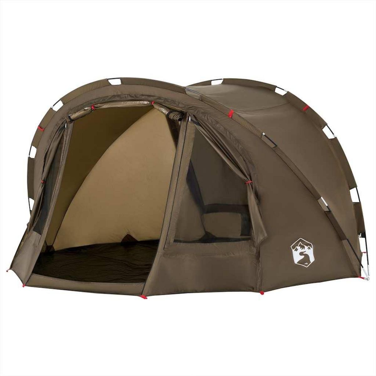 VIDAXL Tente de peche 4 personnes vert olive impermeable