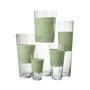 Voir la diapositive 2 : Paris Prix Vase Déco en Verre  Delph  25cm Transparent & Vert