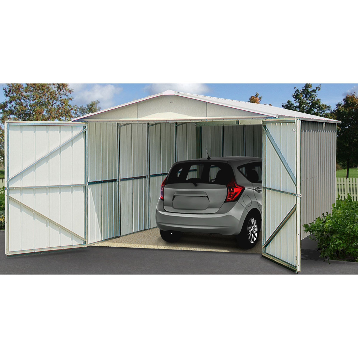 Yardmaster Garage métal NASSINU / 20,31 m²