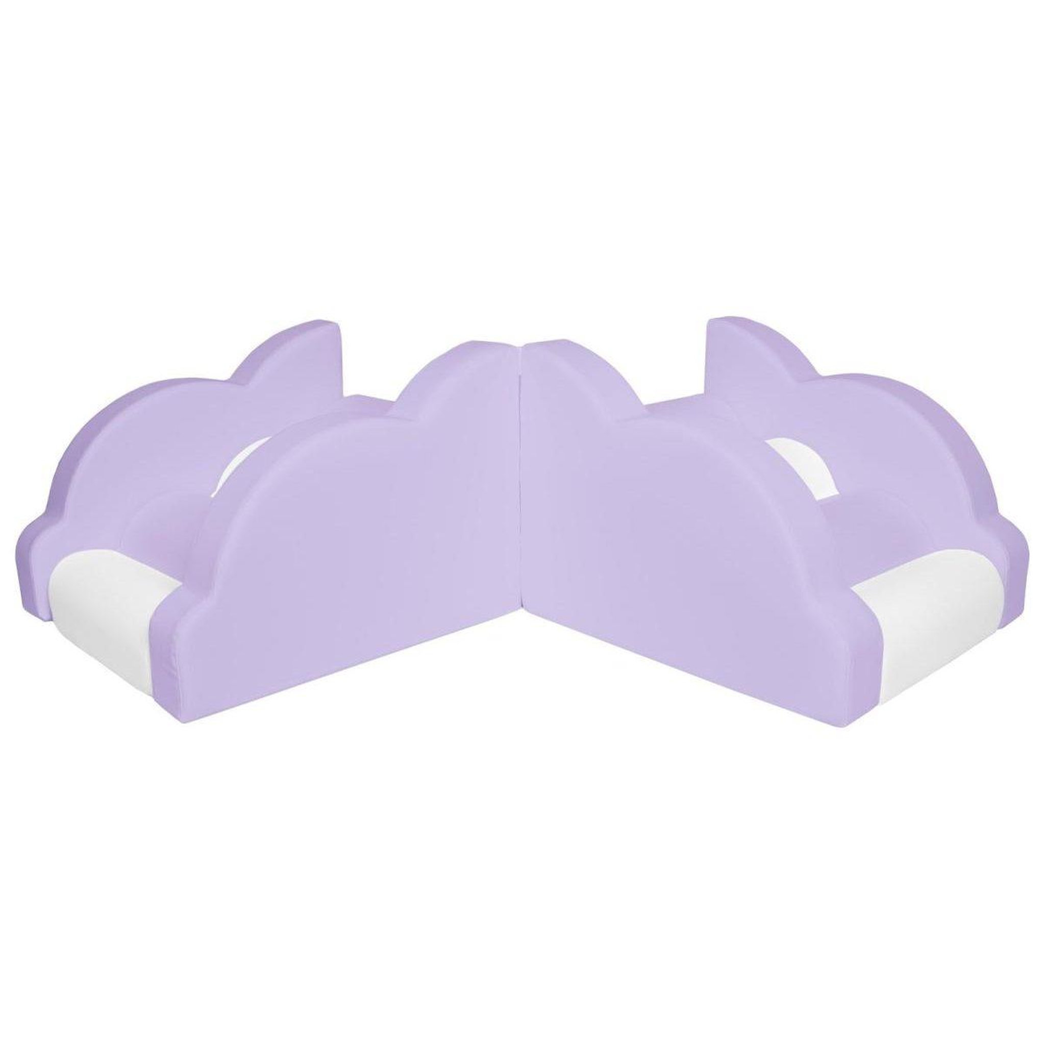 Voir la diapositive 2 : VELINDA Ensemble nuage, blocs en mousse pour le jeu, crèches, écoles maternelles, jouets — blanc,...