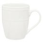 Voir la diapositive 2 : SECRET DE GOURMET Lot de 6 Mugs en Porcelaine  Perle  35cl Blanc