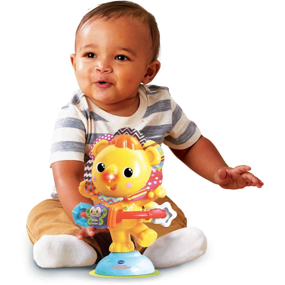 VTECH Hula-Hoop - P'tit lion à ventouse jaune