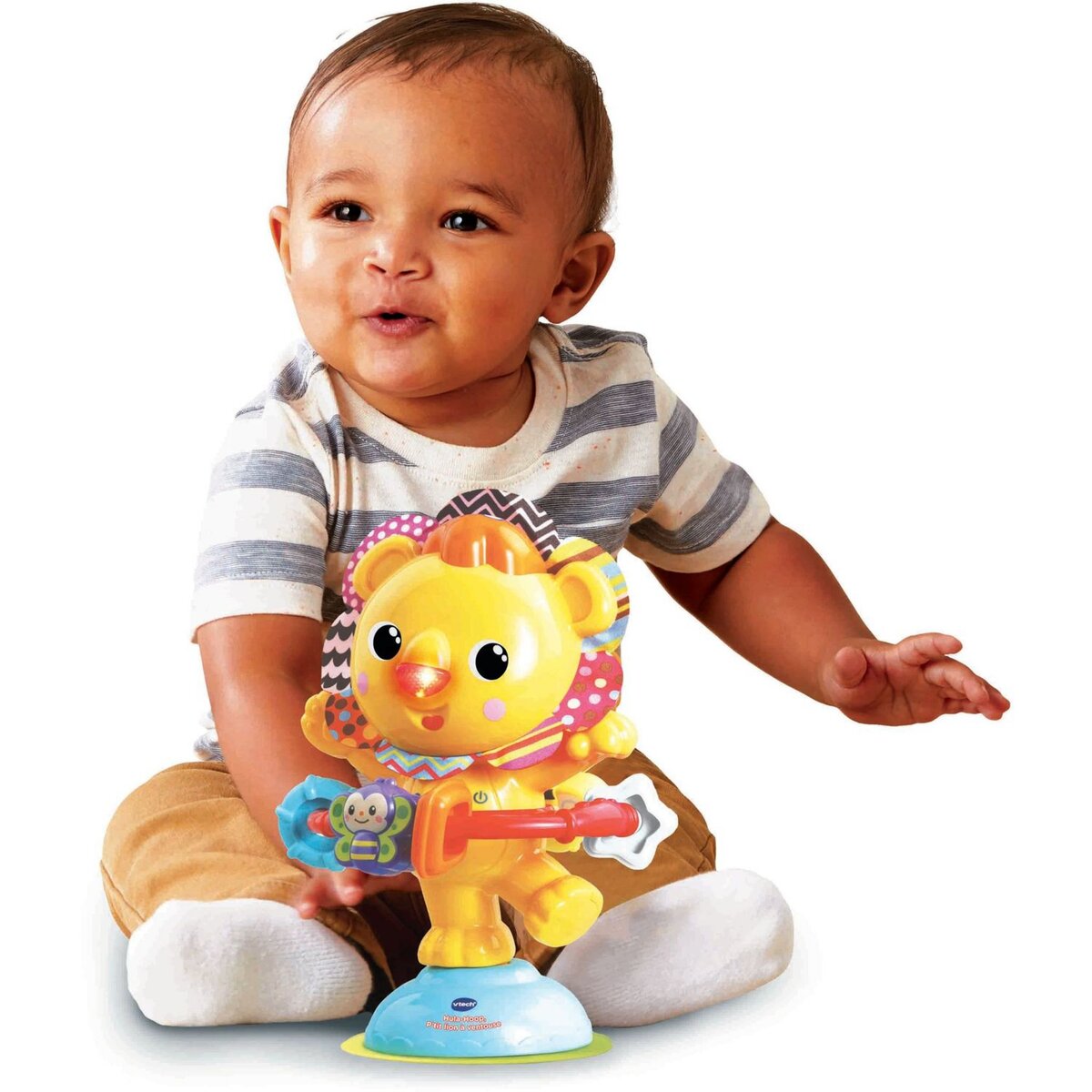 VTECH Hula-Hoop - P'tit lion à ventouse jaune