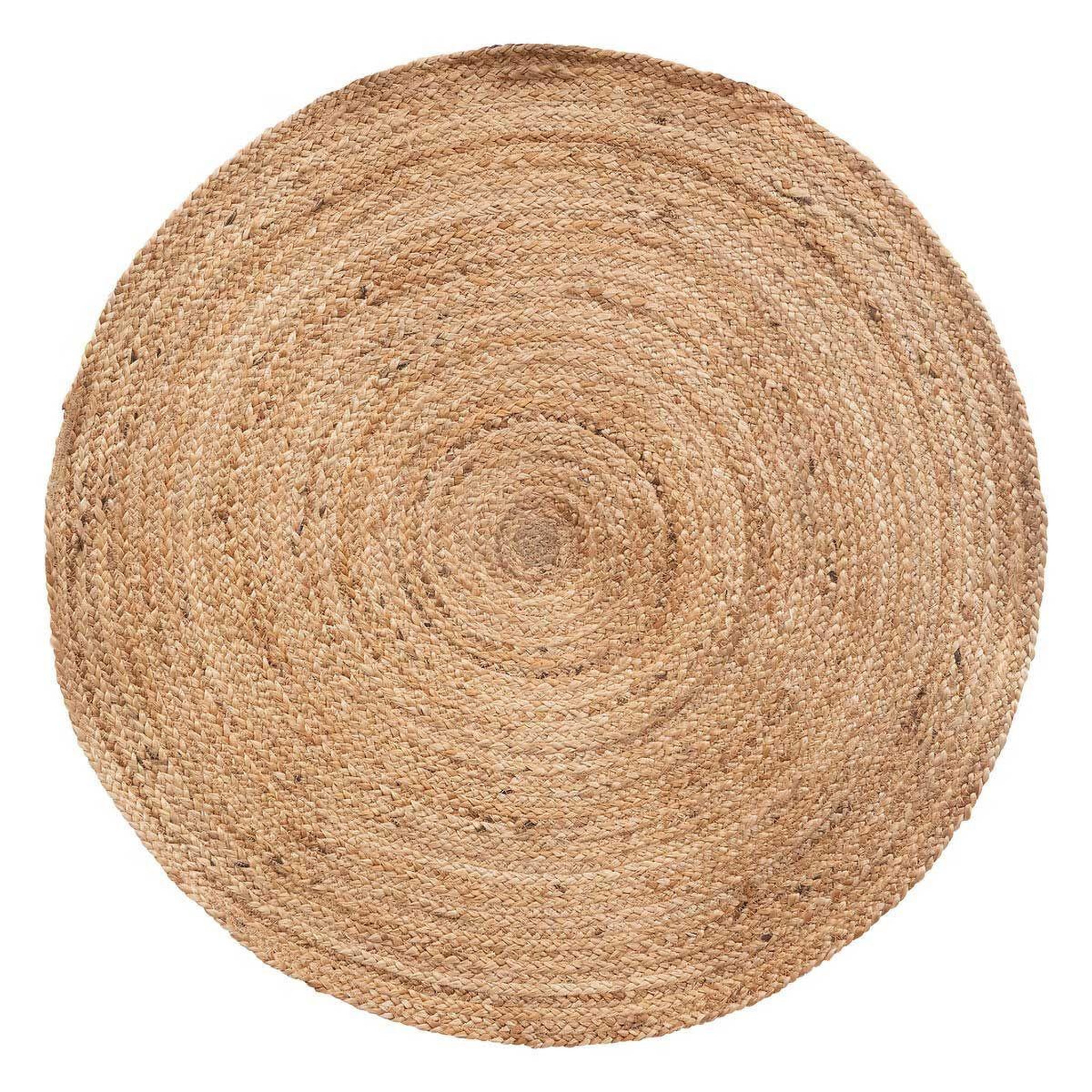 Voir la diapositive 1 : ATMOSPHERA Tapis rond déco en jute  minalima  80cm beige