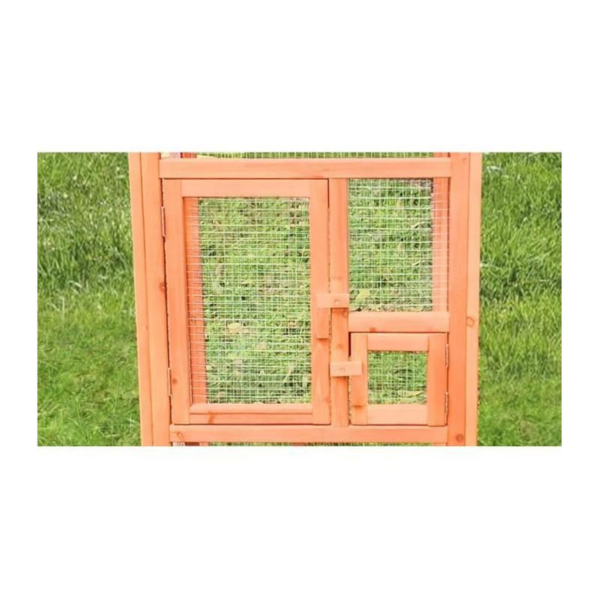 Voir la diapositive 6 : GENERIQUE Cage a oiseaux TITI - 65x65x165cm - Bois