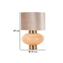 Voir la diapositive 5 : Paris Prix Lampe à Poser  Perly  49cm Perle & Or
