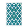 Voir la diapositive 1 : Paris Prix Tapis Vintage à Poils Courts  Manolya  Turquoise