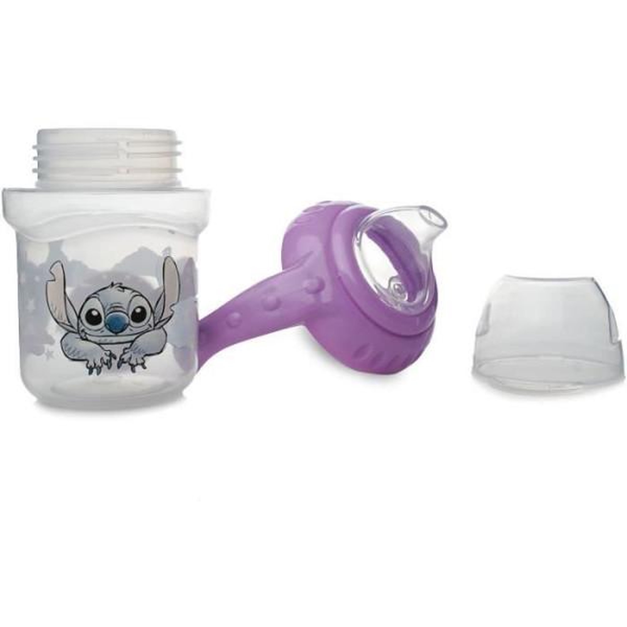 Voir la diapositive 4 : THERMOBABY Tasse a poignées - thermobaby - 250 ml - bec silicone - lilo & stitch