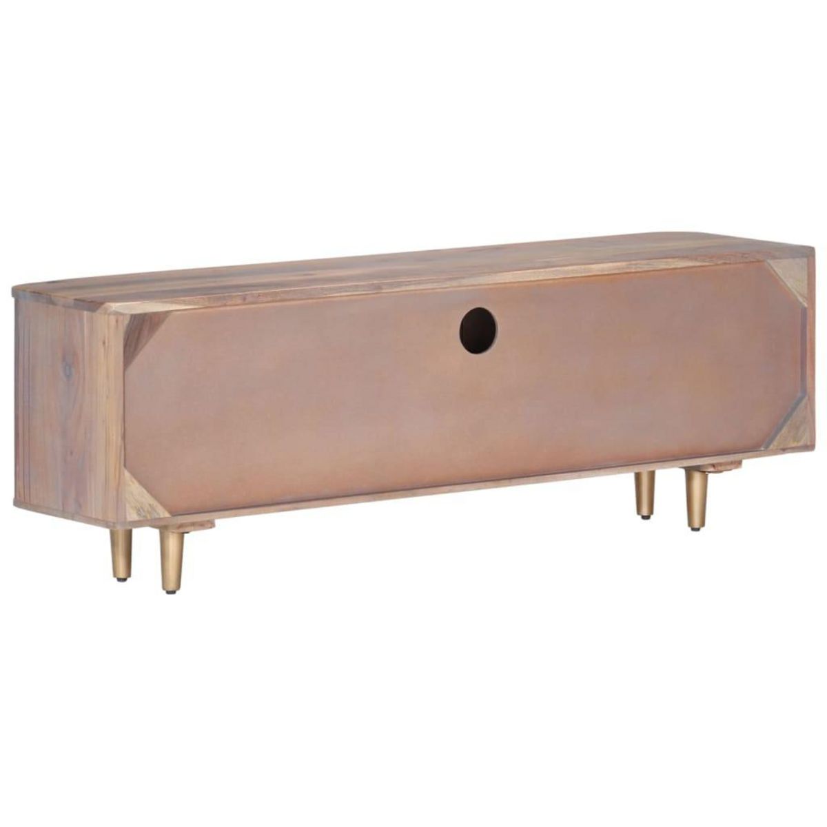 VIDAXL Meuble TV 118x30x40 cm Bois d'acacia massif