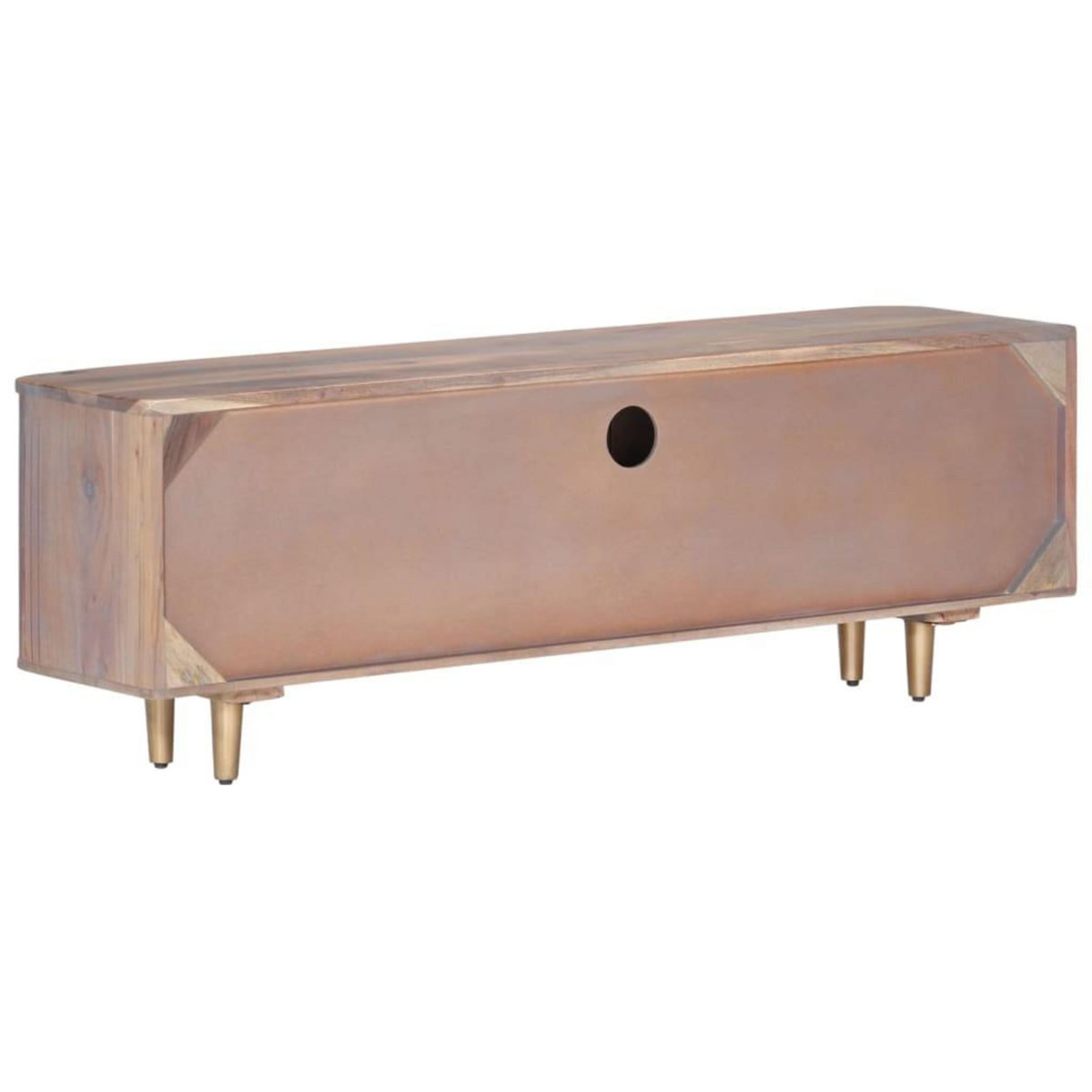 VIDAXL Meuble TV 118x30x40 cm Bois d'acacia massif