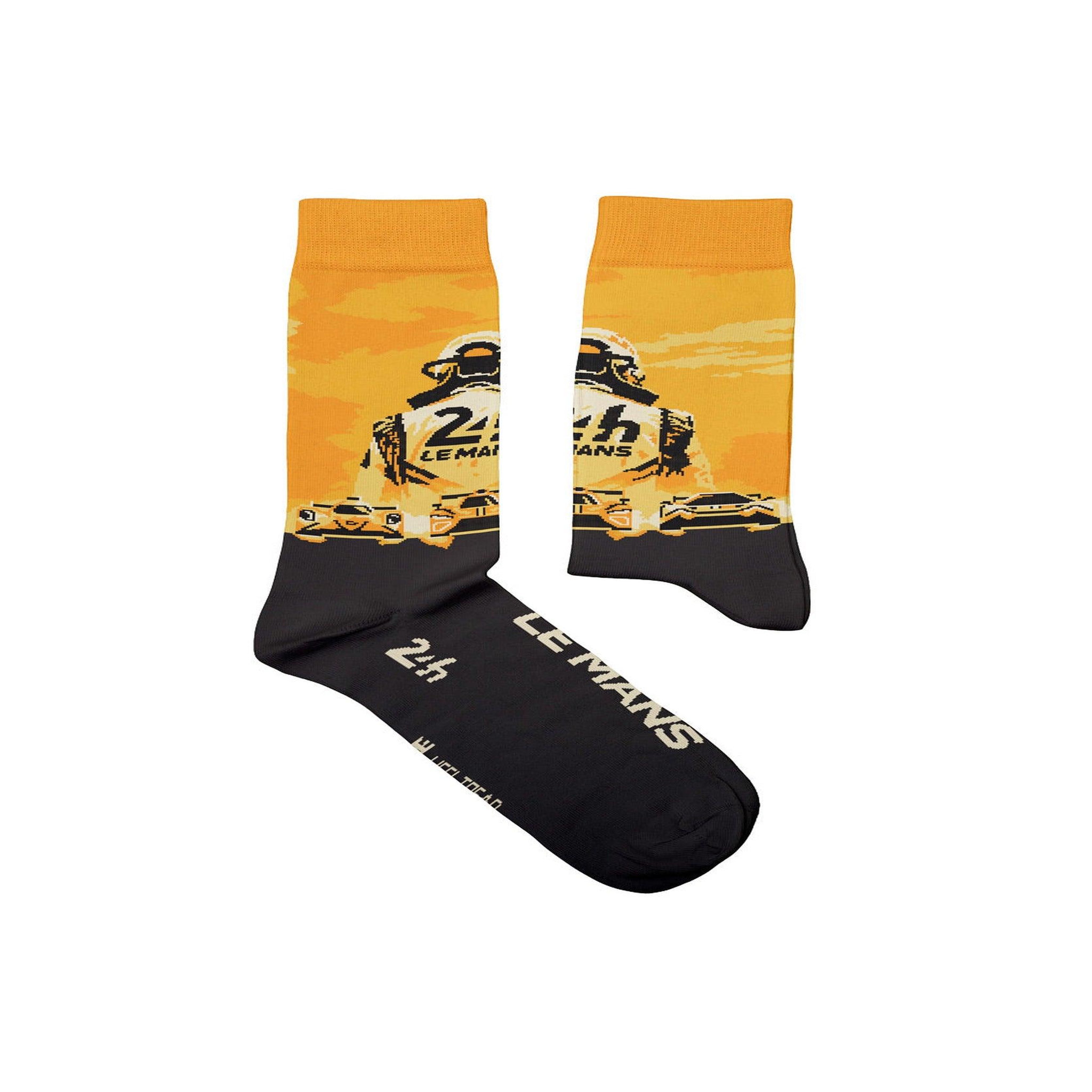 SOCK AFFAIRS Chaussettes affiches 24h du mans, 2026. Coloris disponibles : Multicolore