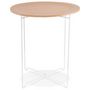 Voir la diapositive 2 : Paris Prix Table d'Appoint Design  Kwiko  46cm Naturel