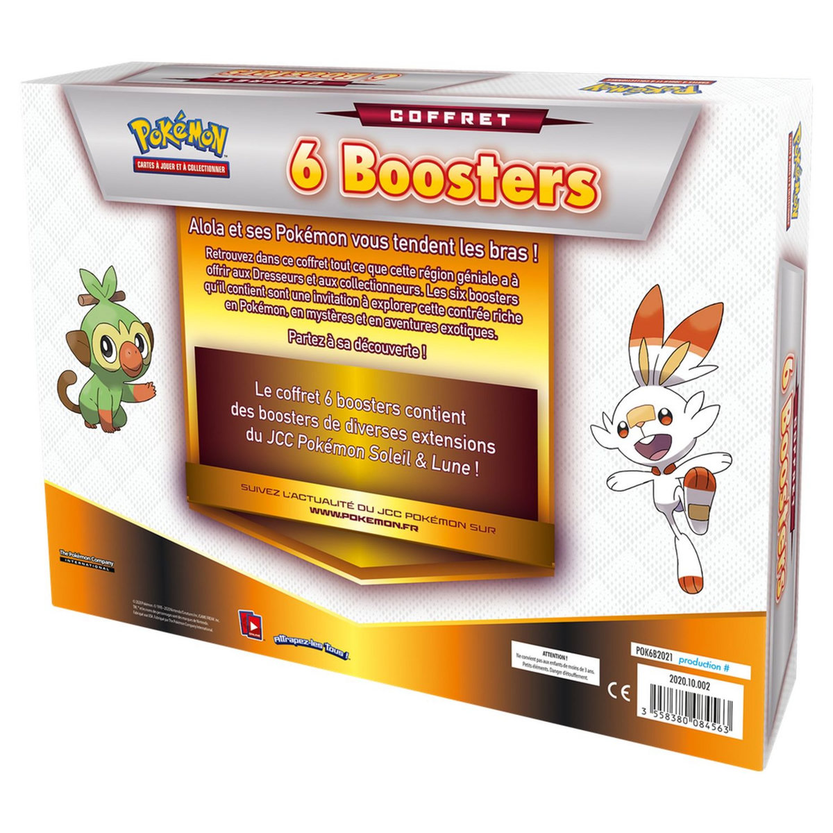 ASMODEE Coffret Pokemon - 6 booster 2021