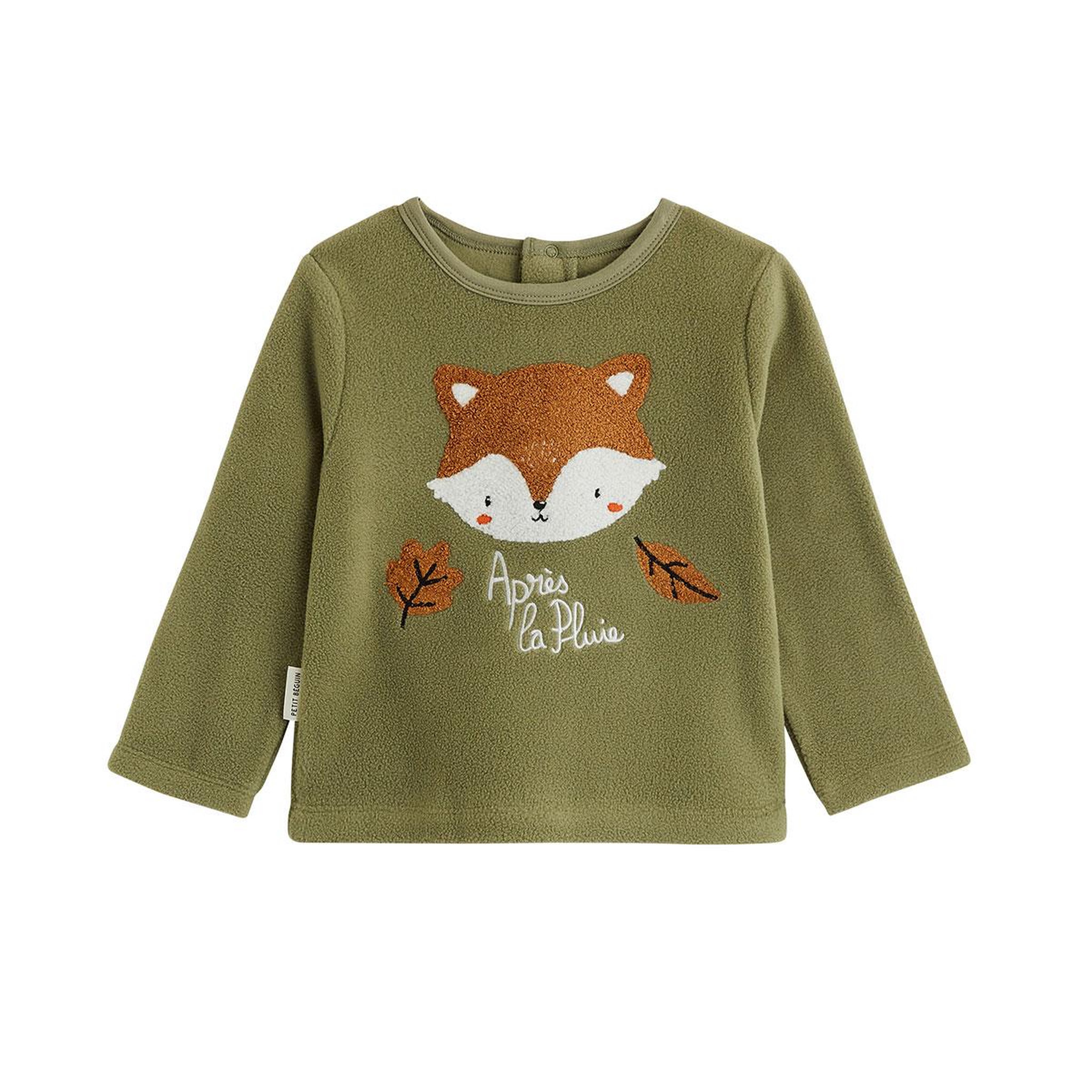 Voir la diapositive 6 : Petit BÃ©guin Pyjama enfant 2 pièces en polaire ginkgo