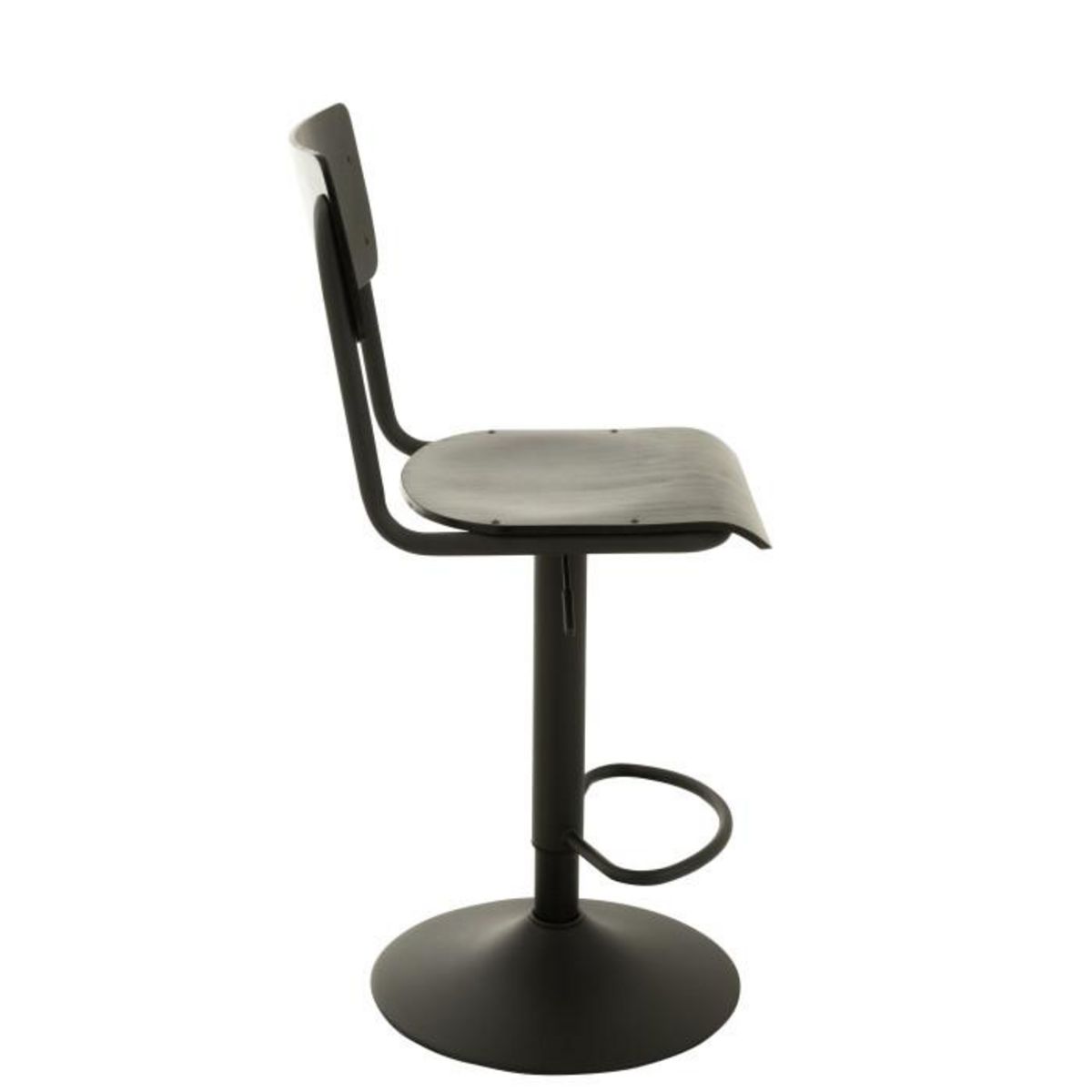 Paris Prix Tabouret de Bar en Bois  Mauricio  105cm Noir