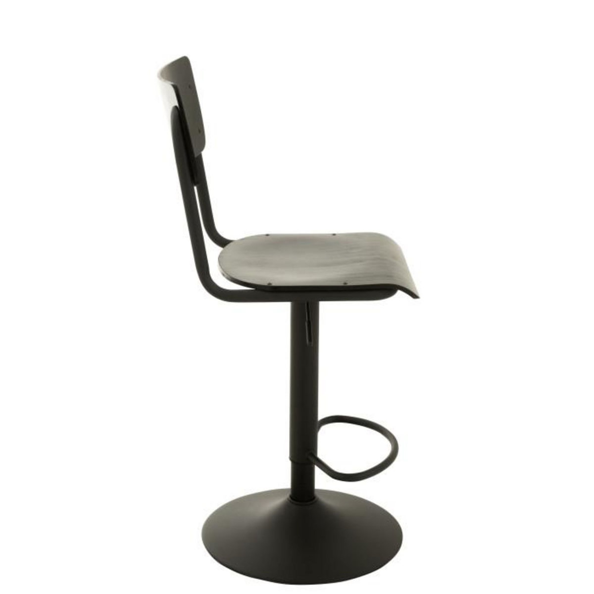 Paris Prix Tabouret de Bar en Bois  Mauricio  105cm Noir