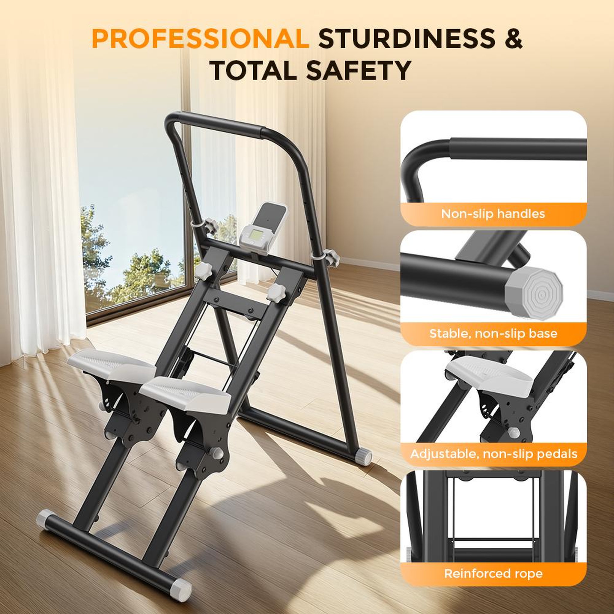 Voir la diapositive 5 : FORMILL Appareil de fitness pliable vertical qk-7906