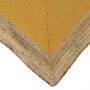 Voir la diapositive 3 : Paris Prix Tapis Déco en Jute  Rodame  120x170cm Moutarde