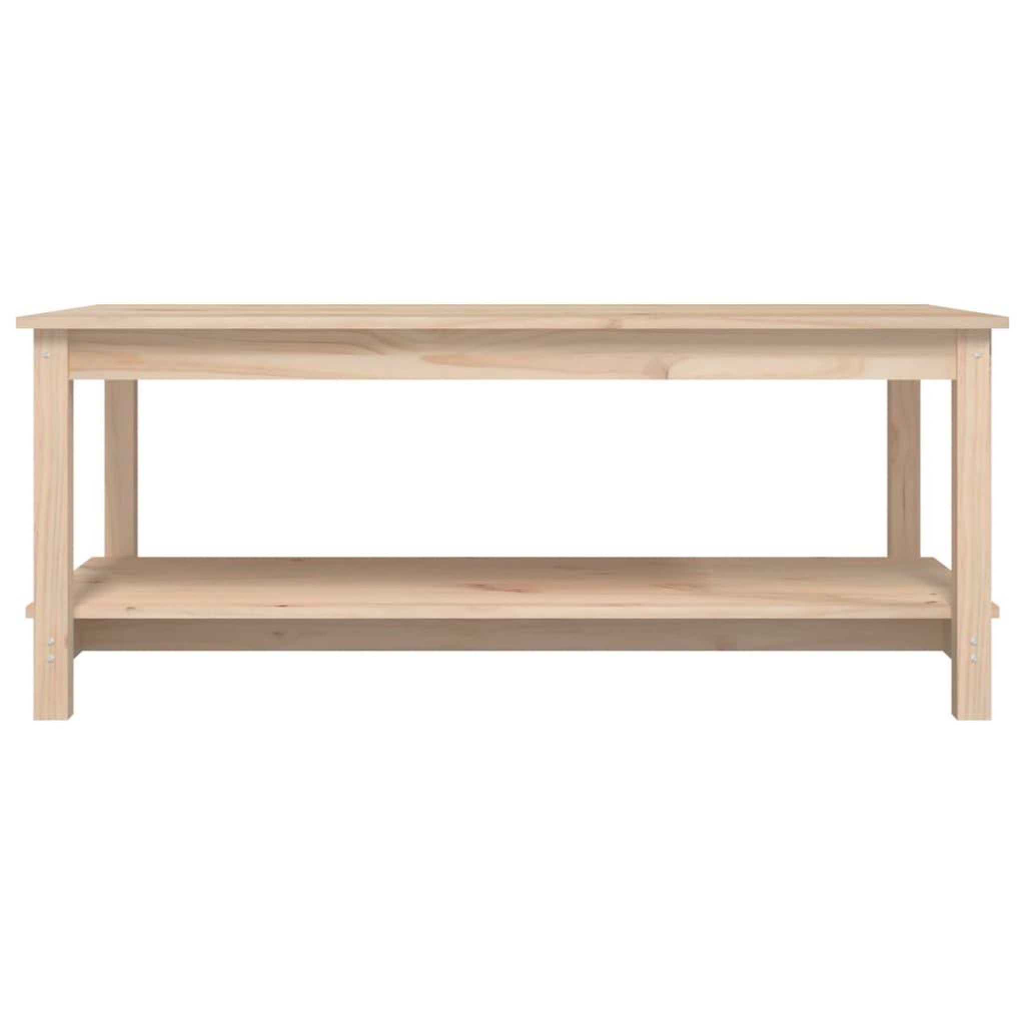 Voir la diapositive 5 : VIDAXL Table basse 110x55x45 cm Bois massif de pin