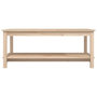 Voir la diapositive 5 : VIDAXL Table basse 110x55x45 cm Bois massif de pin