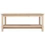 Voir la diapositive 5 : VIDAXL Table basse 110x55x45 cm Bois massif de pin