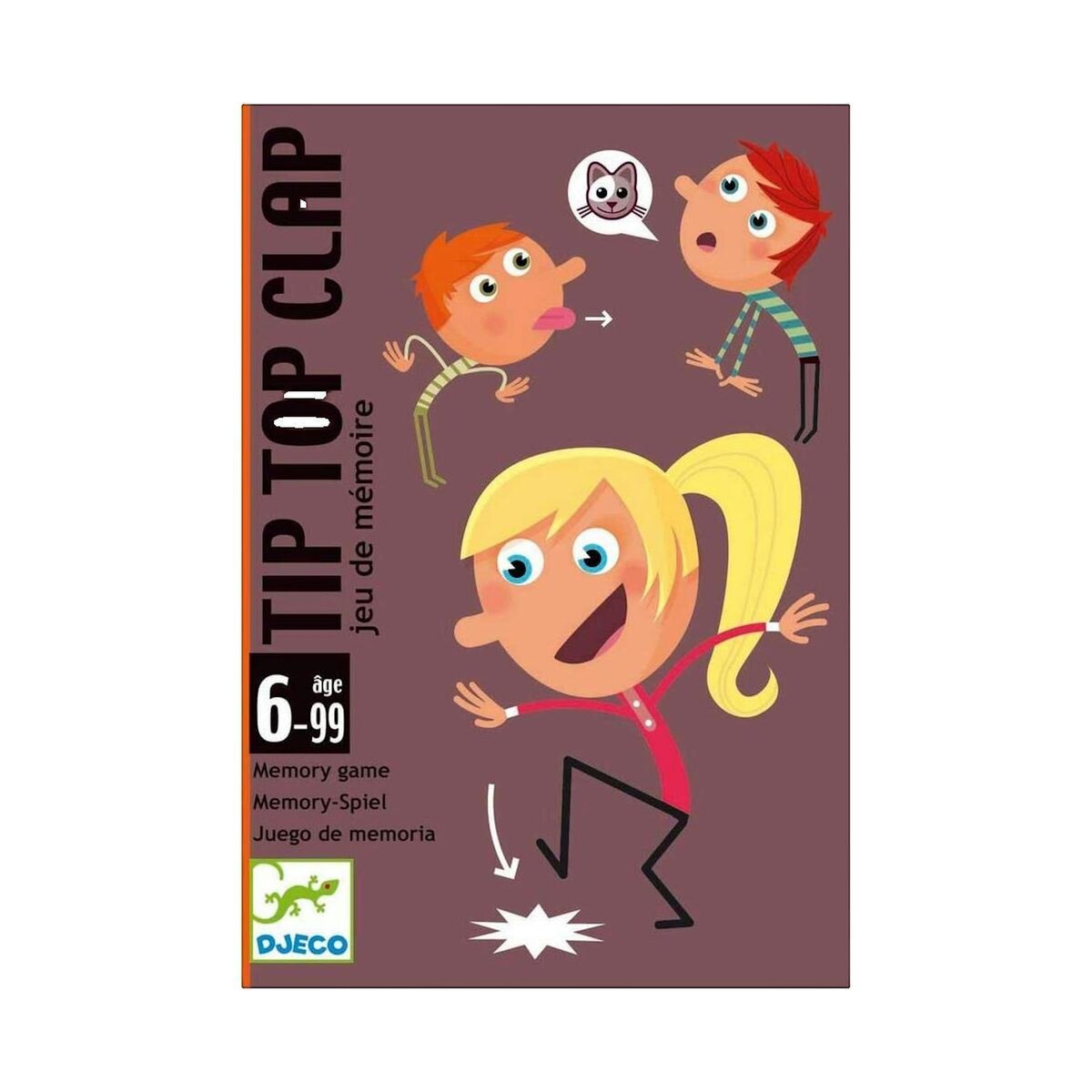 Djeco Jeu de cartes Djeco Tip Top Clap mémoire et interaction
