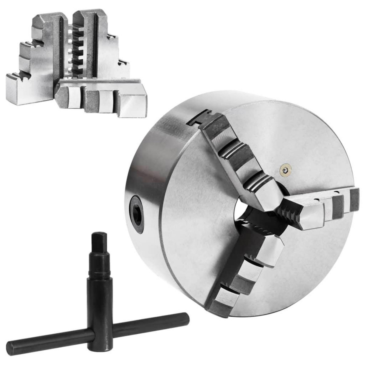 VIDAXL Mandrin de tour auto-centrant a 3 machoires 160 mm Acier
