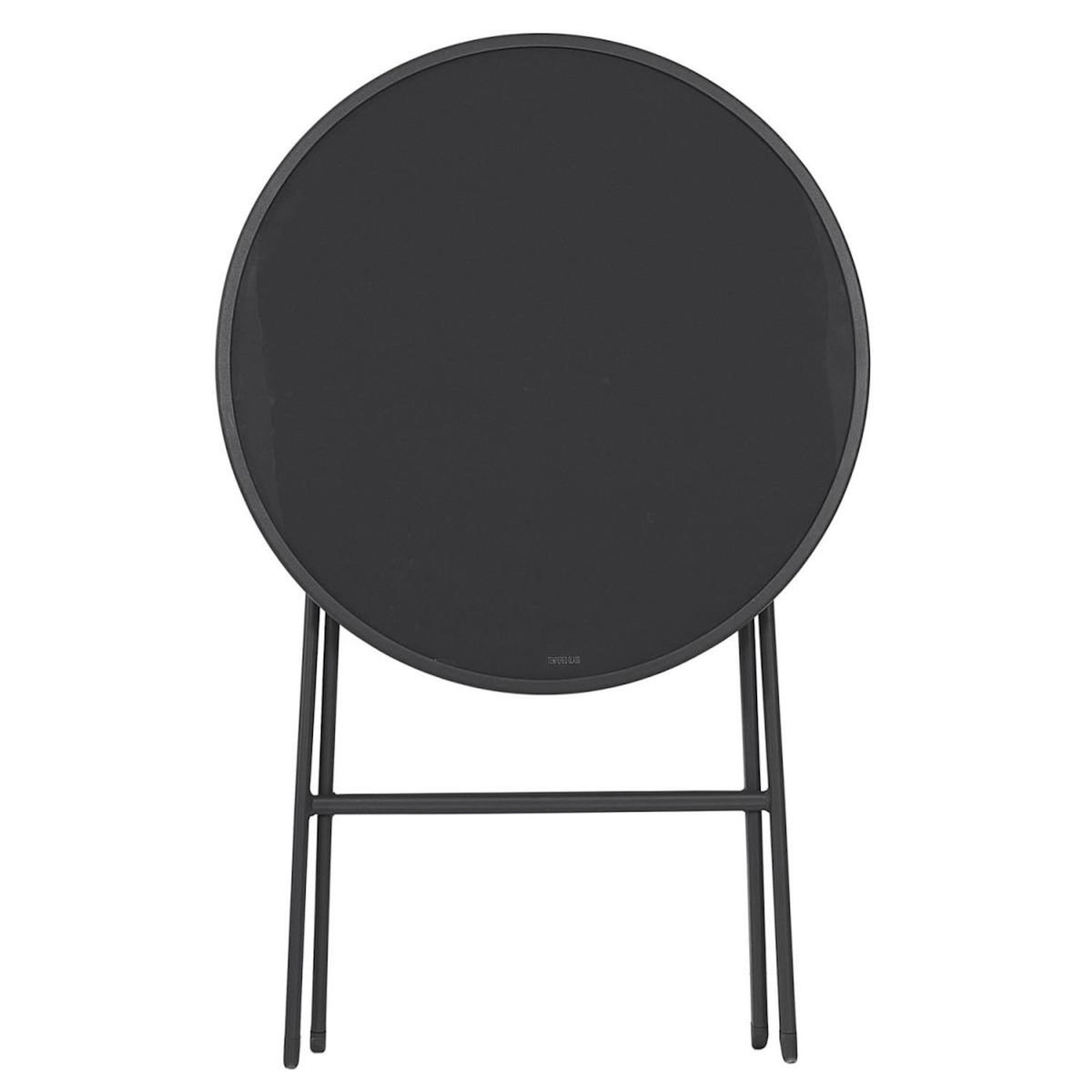 Paris Prix Table de Jardin Pliable  Elba  71cm Gris