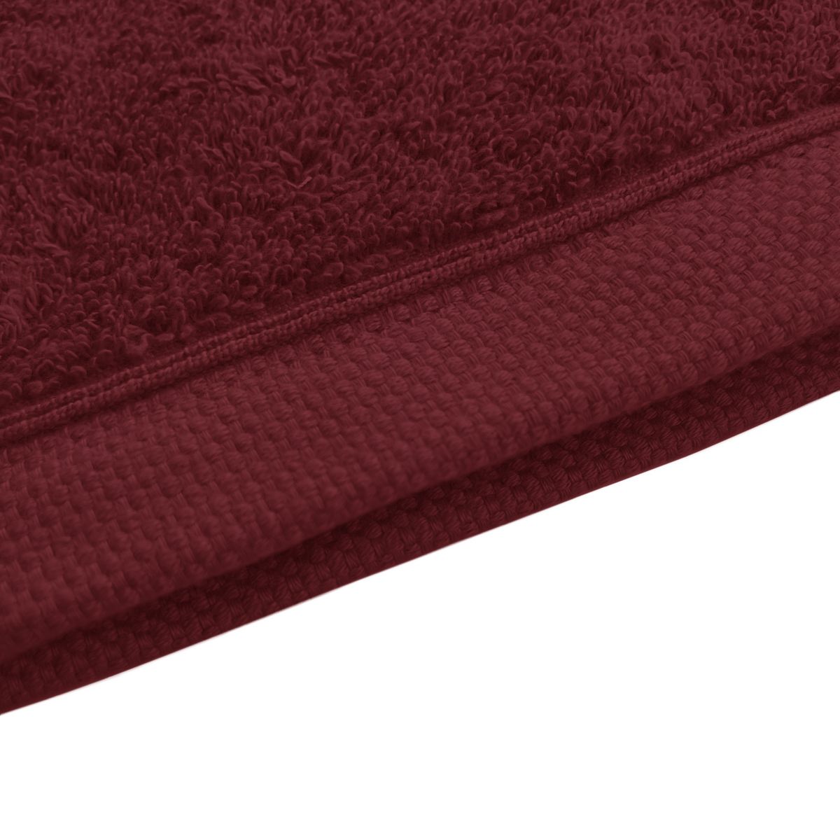 Lot de 2 gants de toilette uni en coton 600 g/m²