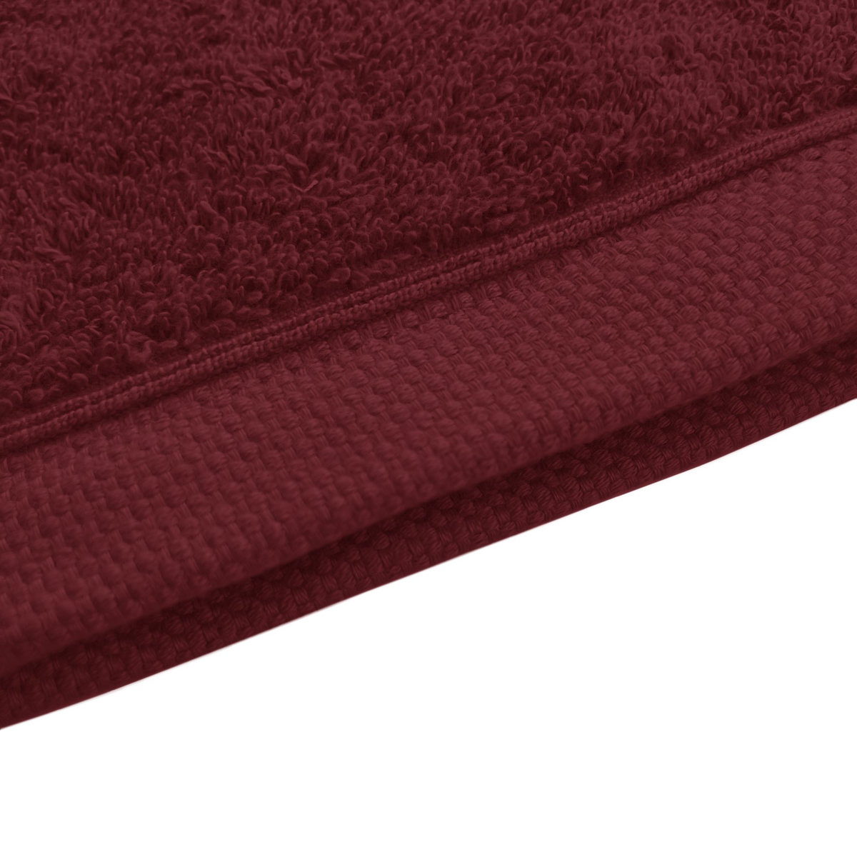 Lot de 2 gants de toilette uni en coton 600 g/m²