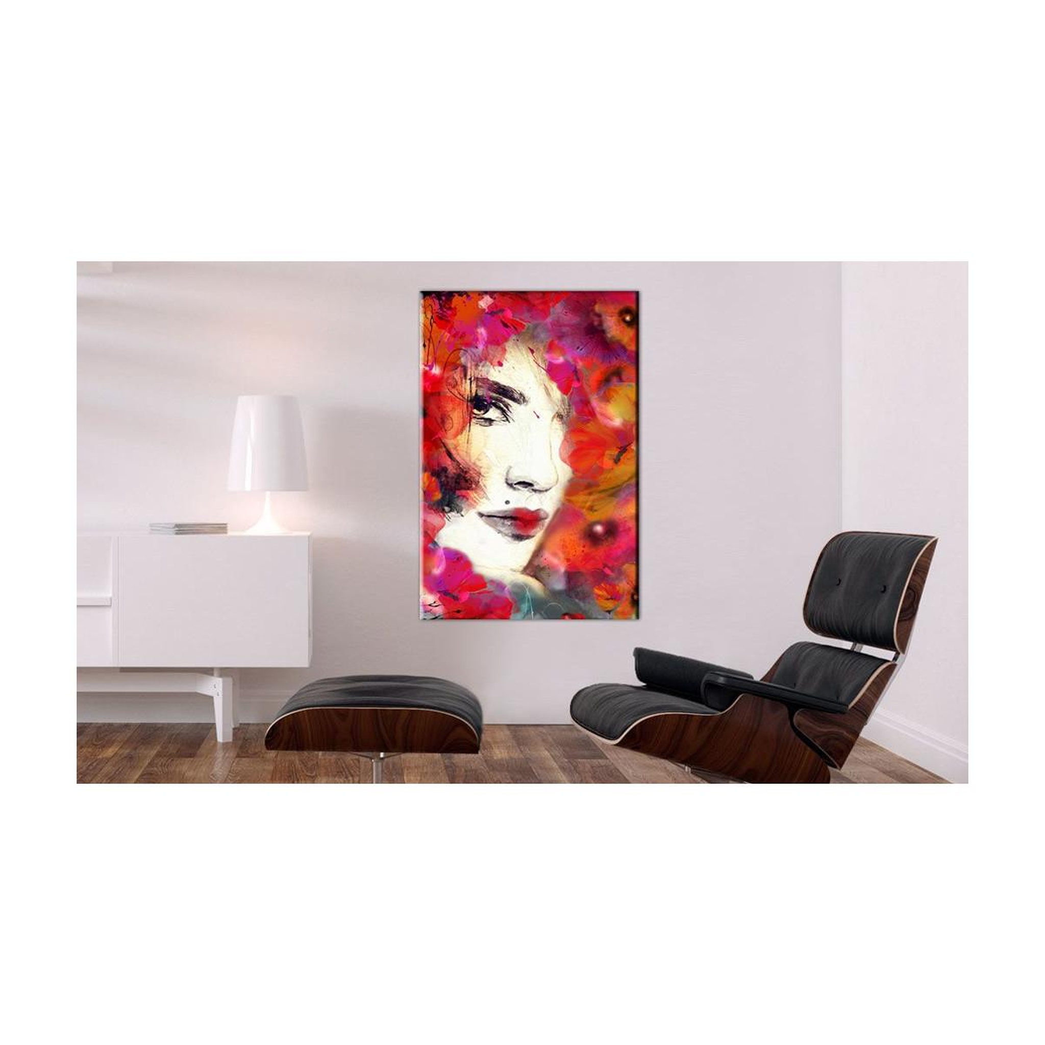 Voir la diapositive 2 : Paris Prix Tableau Imprimé  Femme dans Les Coquelicots