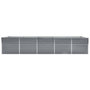 Voir la diapositive 3 : VIDAXL Lit sureleve de jardin Acier galvanise 400x80x45 cm Gris