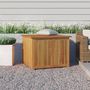 Voir la diapositive 1 : VIDAXL Boîte de rangement de jardin 75x75x58 cm bois massif d'acacia