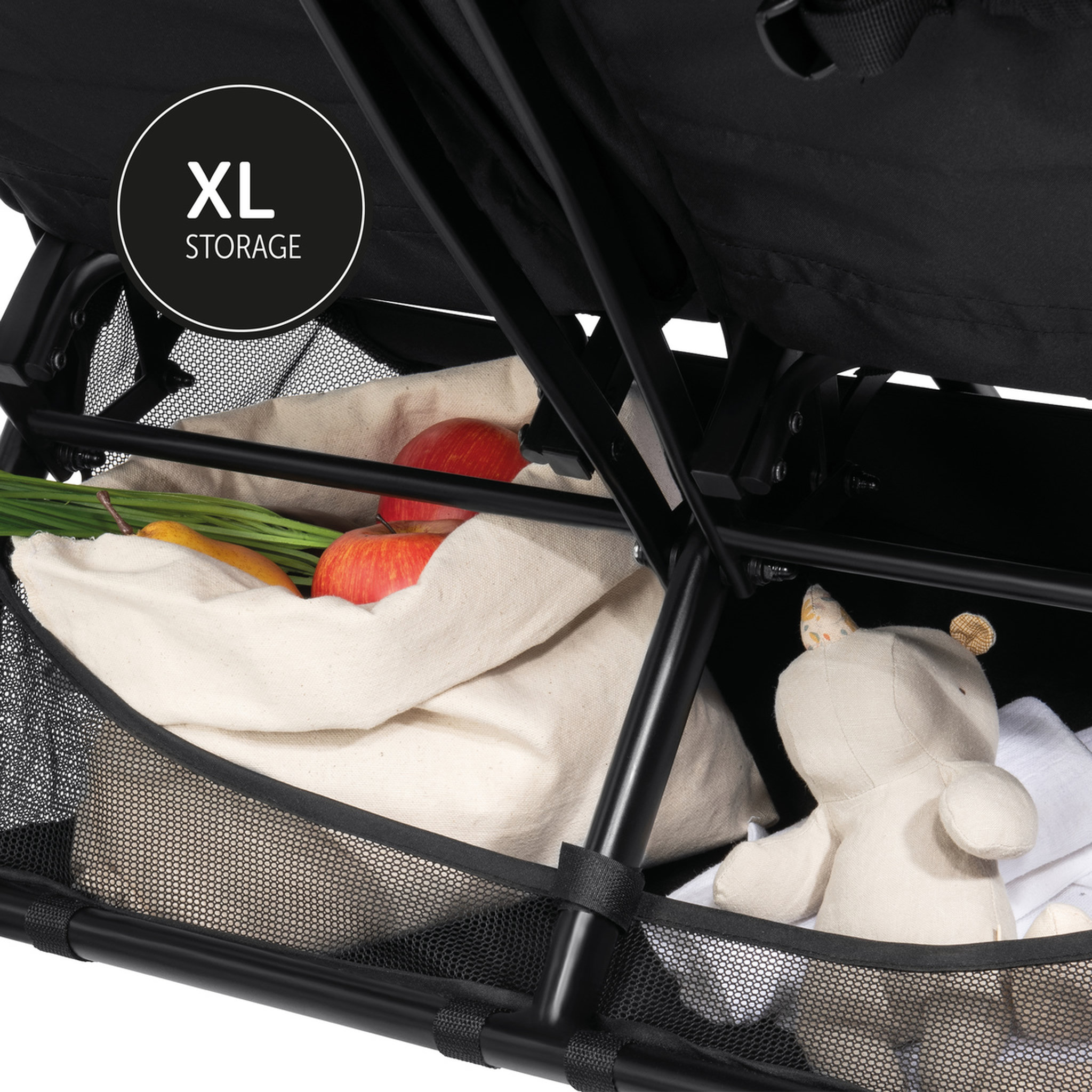 Voir la diapositive 7 : HAUCK Poussette double Swift X Duo Noir