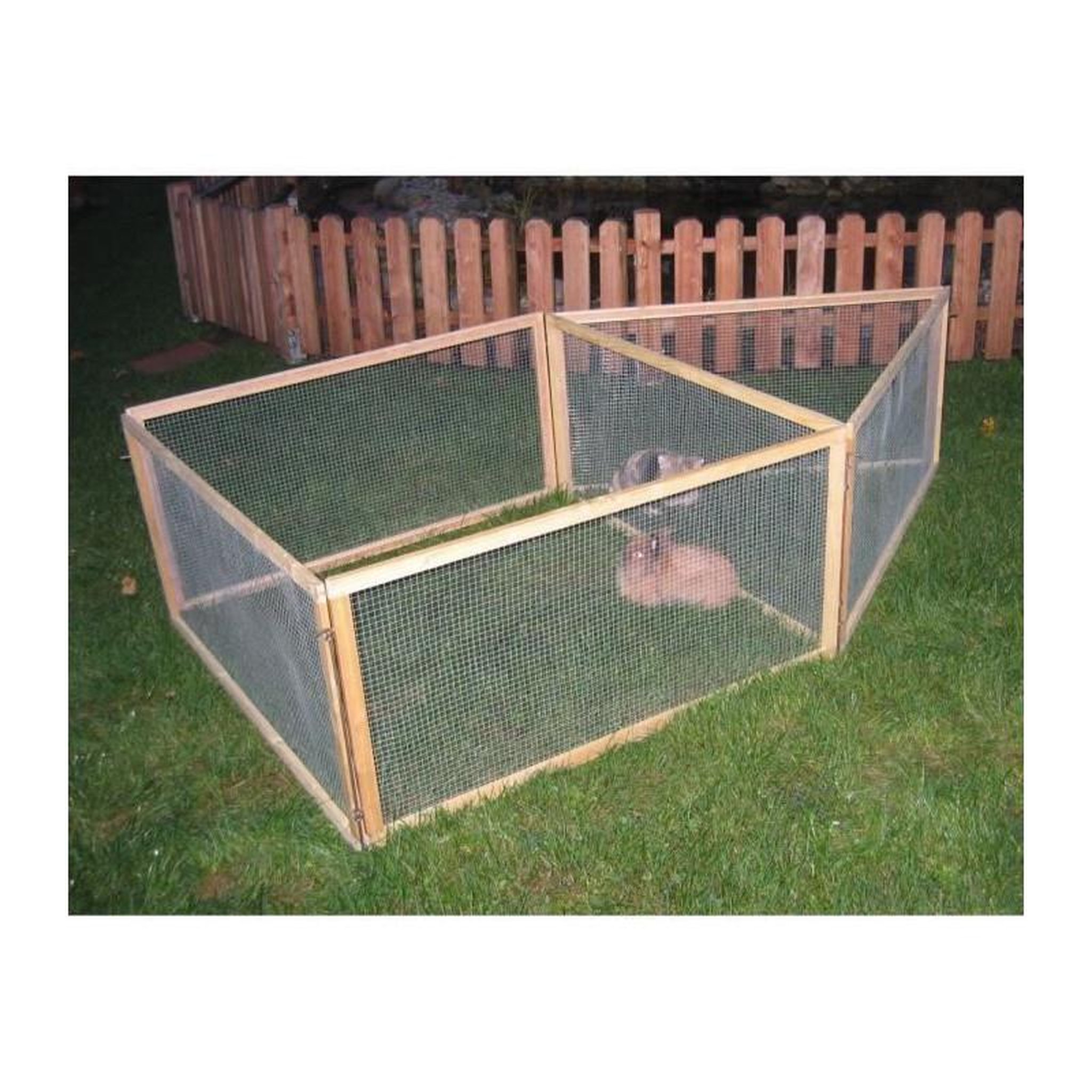 Voir la diapositive 3 : KERBL KERBL Cage exterieur Vario pour rongeurs - 120x120x59cm