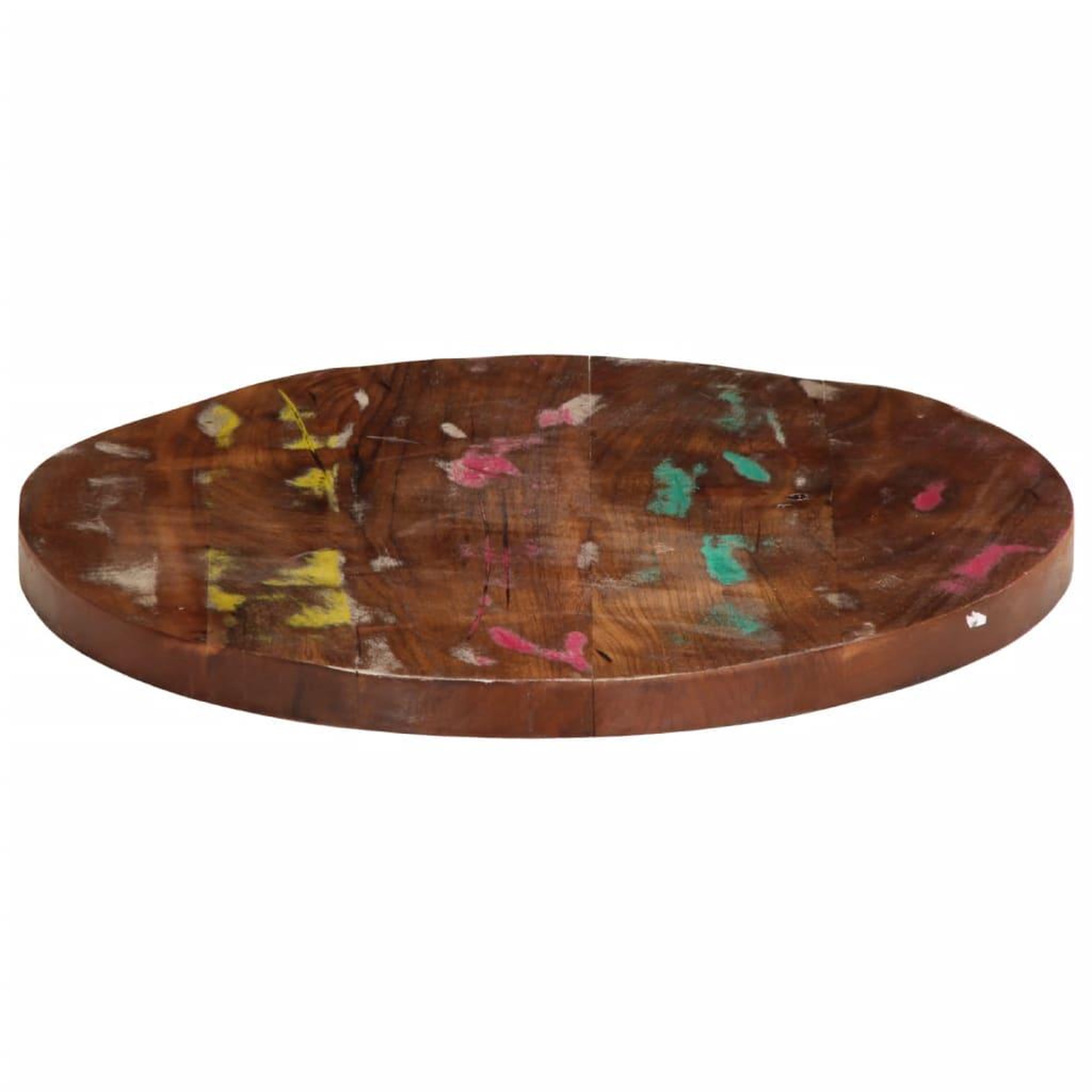 Voir la diapositive 4 : VIDAXL Dessus de table Ø 50x2,5 cm rond bois massif de recuperation