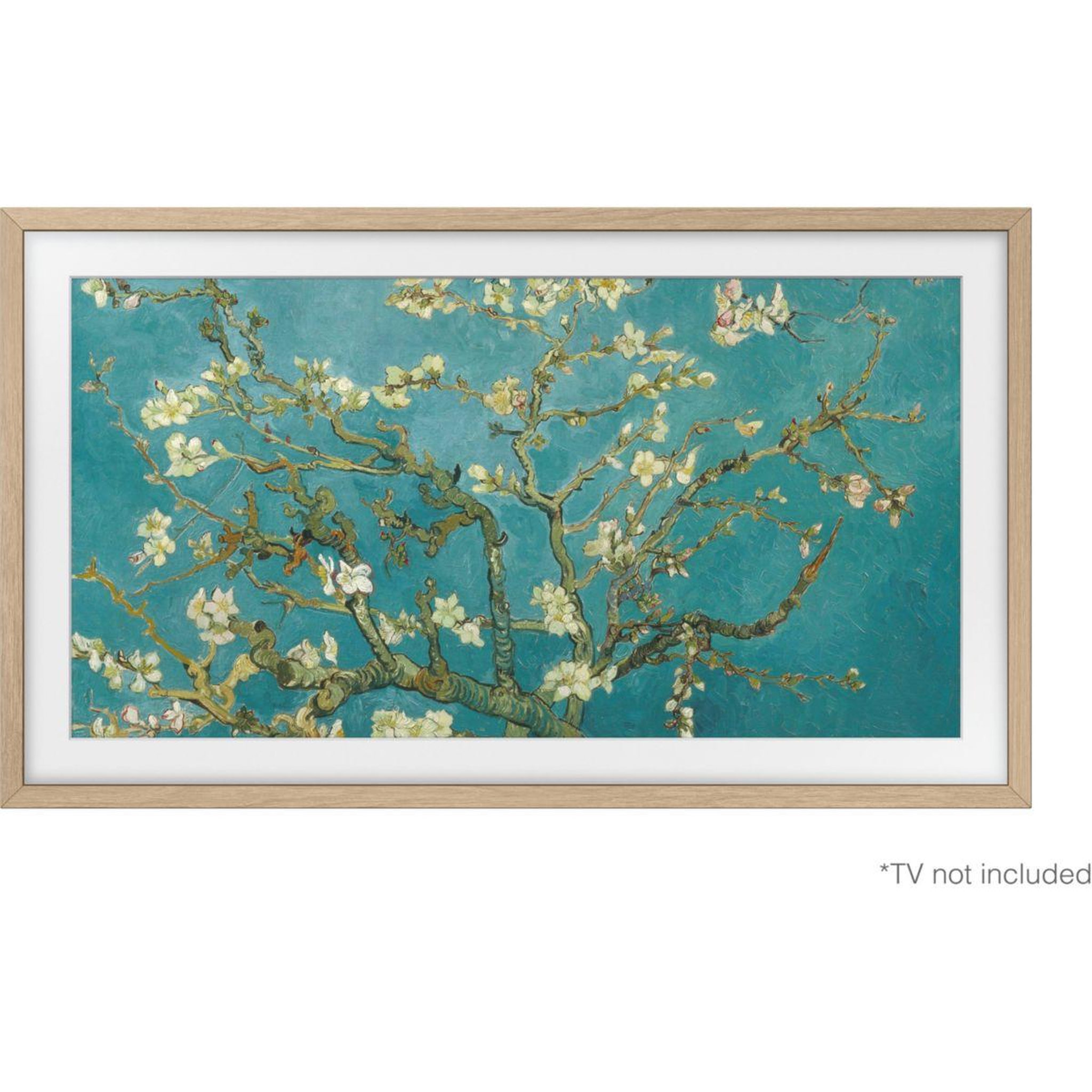 Voir la diapositive 2 : Samsung Cadre the frame couleur teck - compatible tv the frame 43''