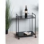 Voir la diapositive 5 : Paris Prix Desserte de Cuisine Design  Monano  69cm Noir