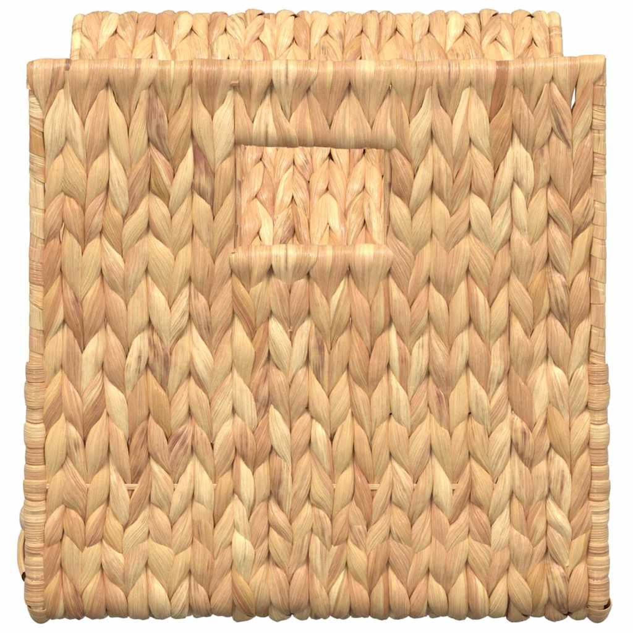 Voir la diapositive 5 : VIDAXL Porte-revue 31 x 31 x 31 cm jacinthe d'eau