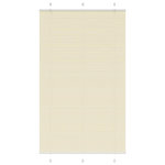VIDAXL Store plisse creme 110x200cm largeur du tissu 109,4cm polyester