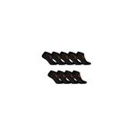 Black et Decker Lot de 9 paires de chaussettes Low Cut fines et respirantes. Coloris disponibles : Noir